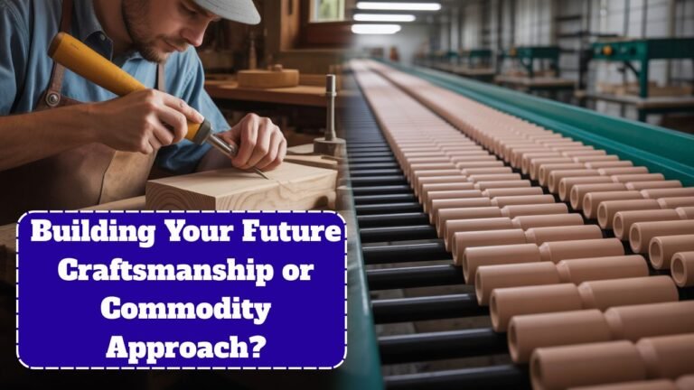 Building Your Future: Craftsmanship or Commodity Approach?
